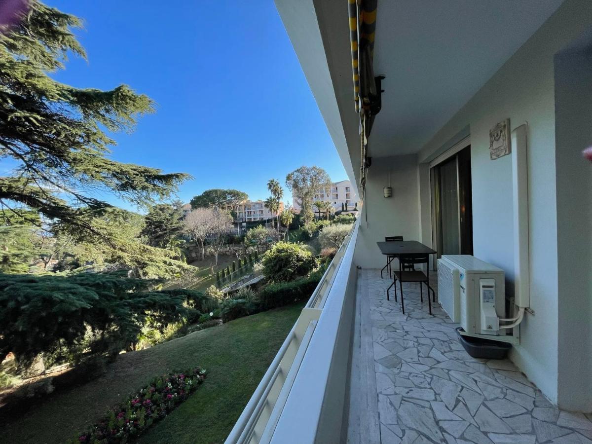 C012-Appartement Confortable Avec Piscine, Tennis Et Grand Parc Cannes Exterior foto